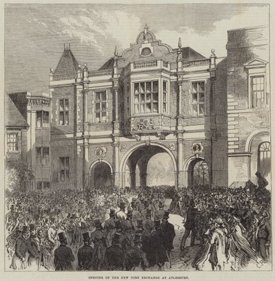 Opening of the New Corn Exchange at Aylesbury by Sir John Charles Robinson